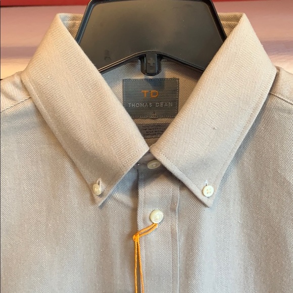 THOMAS DEAN | Button Up Collar Shirt - Picture 3 of 8